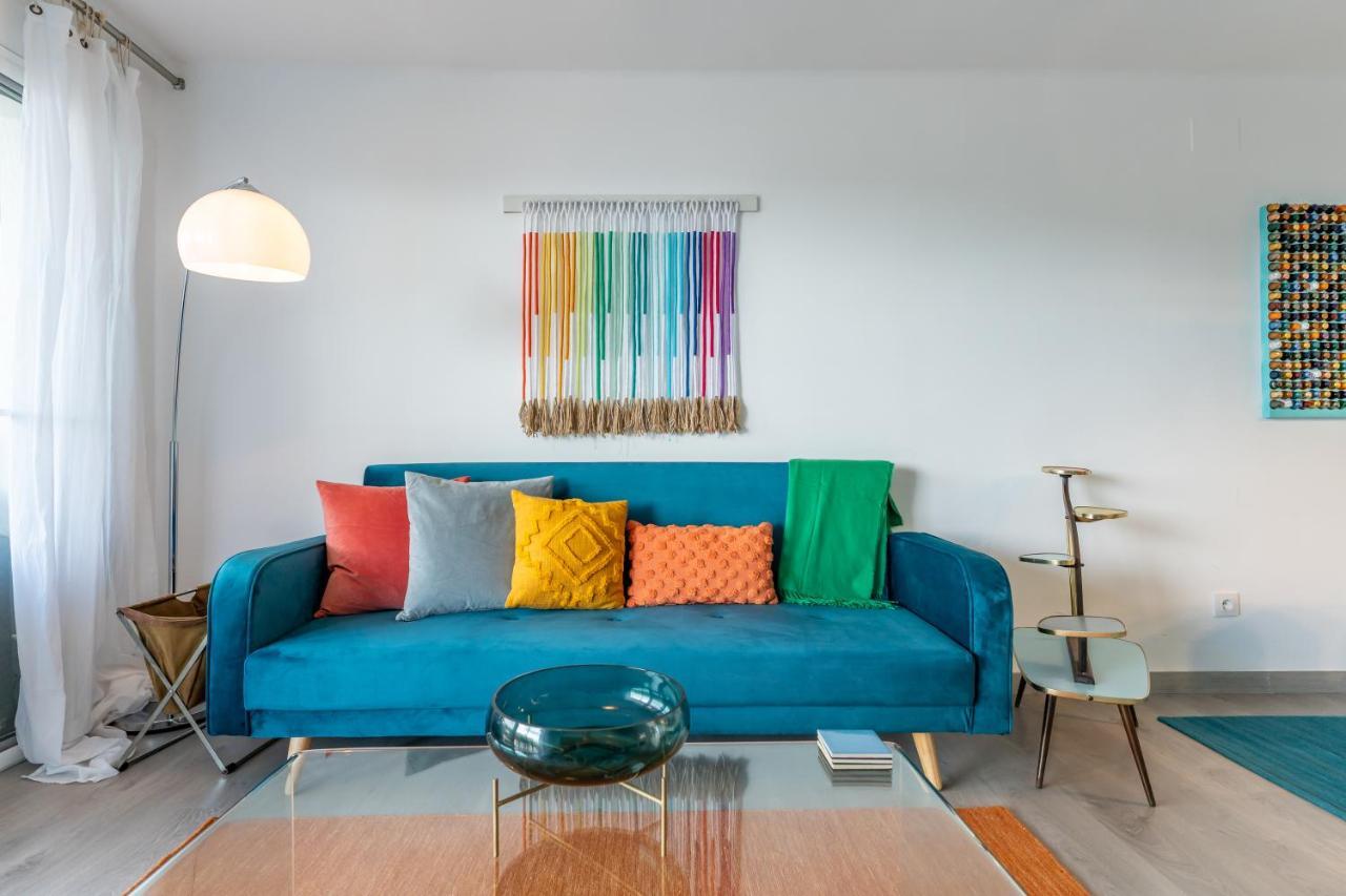 Beach Front Retro Hideaway In Salou Bagian luar foto